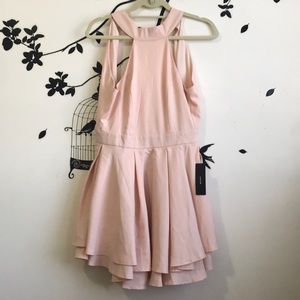 Peach Skater Dress
